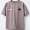 Alan Jones Clothing Boys Oversized Cotton Printed T-Shirt | Round Neck, Short Sleeves, Casual Wear