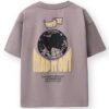 Alan Jones Clothing Boys Oversized Cotton Printed T-Shirt | Round Neck, Short Sleeves, Casual Wear