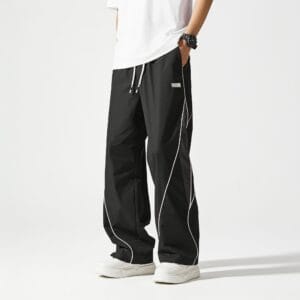 Lymio Men's Track Pant – Stylish Loose Fit, Lycra Fabric