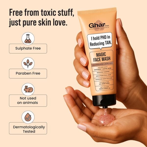 71SixM6UT7L._SL1500_ GHAR SOAPS De-Tan Face Wash – Powerful Brightening & Tan-Reducing Review (2026)