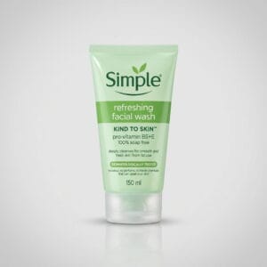 Simple Kind To Skin Refreshing Facial Wash - gentle face wash for sensitive skin