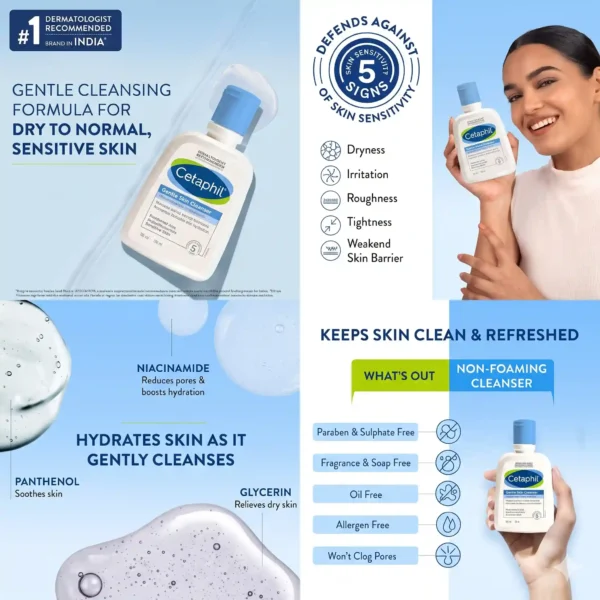 cetaphil gentle skin cleanser 118ml benefits features